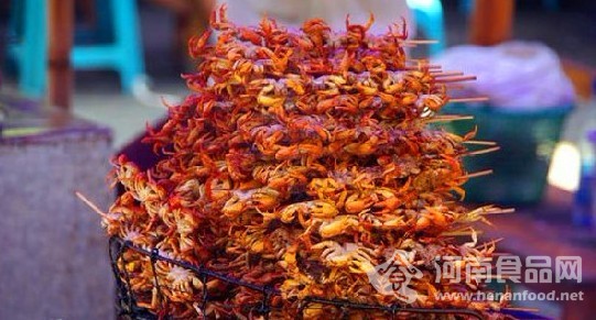 油炸河蟹