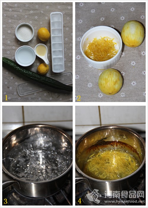 降溫美食：黃瓜檸檬沙冰（圖）