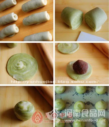 茶膳美食：綠茶酥（圖）