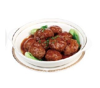 煎扒獅子頭