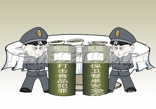 打擊食品犯罪 保衛餐桌安全