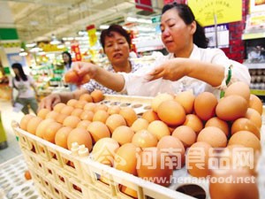 開封雞蛋價格漲幅達25% 一周內每斤雞蛋漲1元